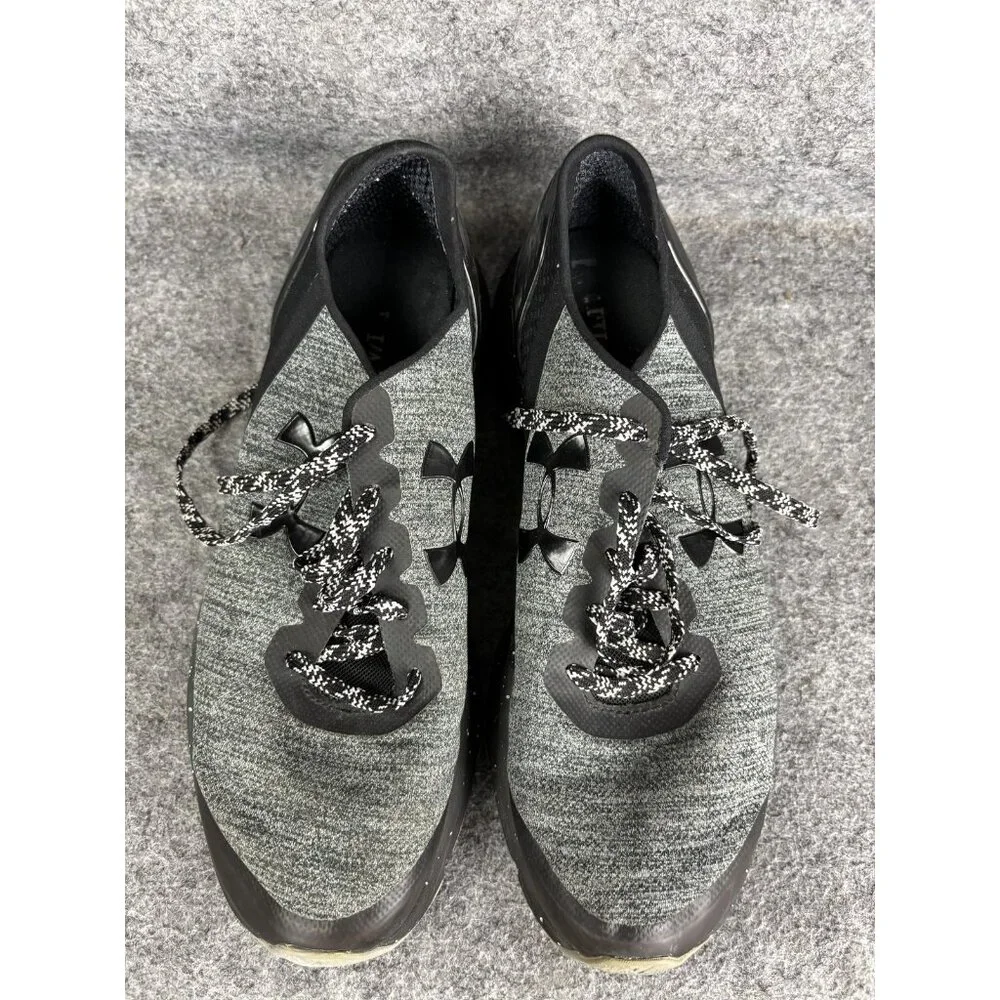 Under Armour Charged Running Shoes Womens Size 8.5 Gray Black‎ Athletic Trainers